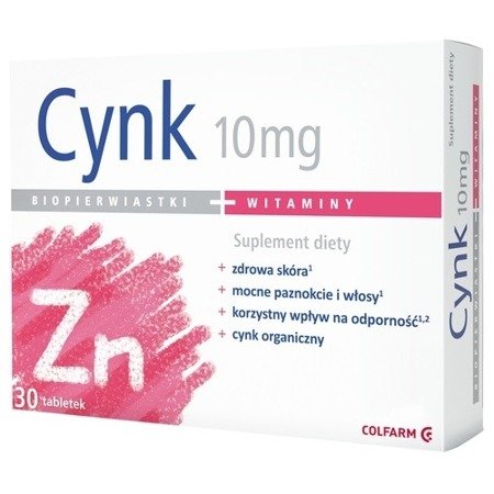 CYNK 10 mg. 30 tabletek. (Colfarm)
