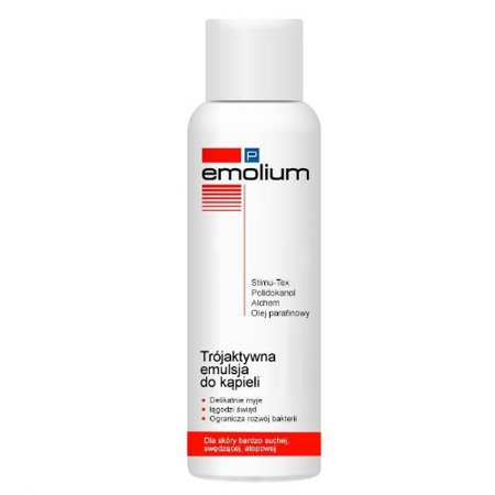 Emolium A-topic - Trójaktywna emulsja do kąpieli, 200 ml.