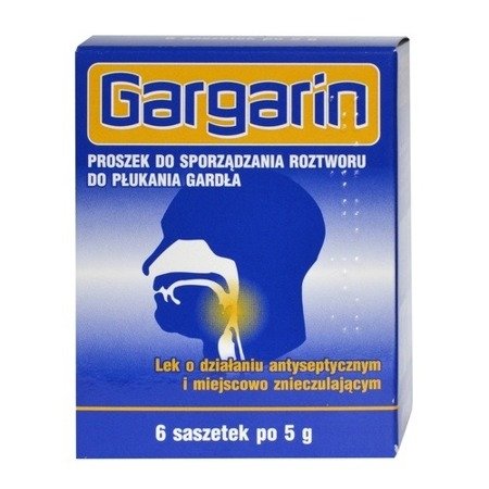 Gargarin, 6 saszetek po 5 g.